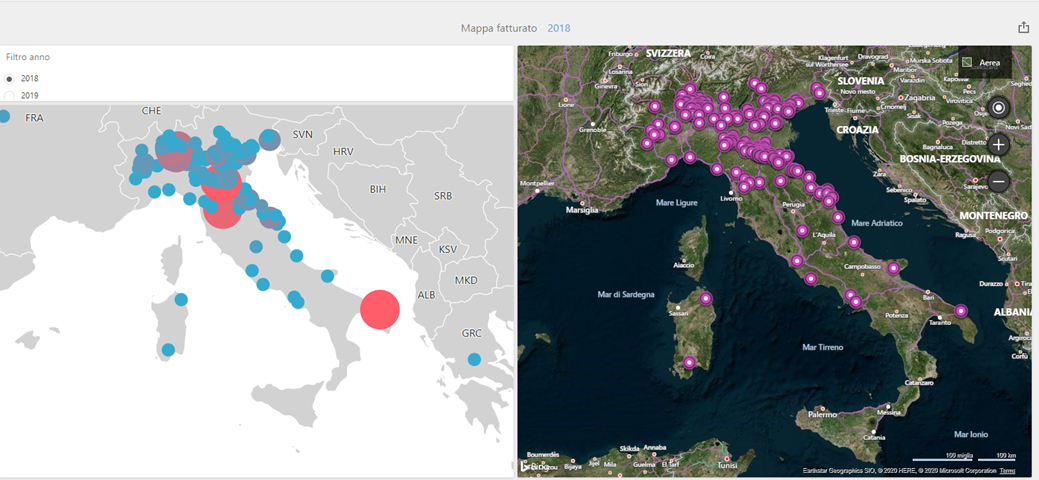 come visualizzare dashboard con la BI